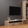 Επιπλο TV Solo 180x52x34 αριστερό Sonoma-Wenge MDF Καμπυλωτό τελείωμα στις πόρτες TO-SOLOTV2S1DL