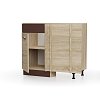 Alina Κάτω Ντουλάπι Γωνίας 100x44.5x85εκ Sonoma-Mocca SO-ADU100