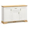 Μπουφές Jaden pakoworld golden oak-λευκό antique 137,5x39x88,5εκ 173-000027