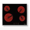 PYRAMIS PHC61410IFB Κεραμική Εστία 60cm Μαύρη 174020040