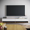 Έπιπλο τηλεόρασης επιτοίχιο Handra pakoworld λευκό-oak 180x31,5x29,5εκ 176-000002