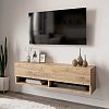 Έπιπλο τηλεόρασης επιτοίχιο Roscoe pakoworld oak 100x31,5x29,5εκ 176-000007