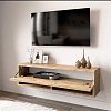 Έπιπλο τηλεόρασης επιτοίχιο Roscoe pakoworld oak 100x31,5x29,5εκ 176-000007
