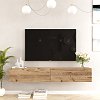 Έπιπλο τηλεόρασης επιτοίχιο Dello pakoworld sonoma 180x31.6x29.6εκ 176-000060