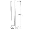 Στήλη Xara pakoworld oak 35.5x35.5x180εκ 176-000068