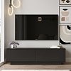 Έπιπλο τηλεόρασης Zoeva pakoworld wenge 140x.35x38.2εκ 176-000069