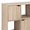Βιβλιοθήκη Bookel pakoworld σε sonoma απόχρωση 88.5x27.5x89.3εκ 184-000112