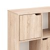 Βιβλιοθήκη Bookel pakoworld σε sonoma απόχρωση 59.6x27.5x60.4εκ 184-000114