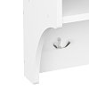 Κρεμάστρα Crosta pakoworld σε λευκή απόχρωση 80x28x40εκ 184-000126
