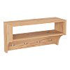 Κρεμάστρα Crosta pakoworld σε oak απόχρωση 80x28x40εκ 184-000127