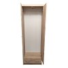 Ντουλάπα Δίφυλλη Top Mix 60x33x183cm Σονόμα με Καθρέπτη TO-TOPSFZ2D1S60