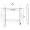 SUPERIOR FIXED EXTRA SLIM Βάση Τοίχου 23"-42" 188-0039