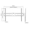 SUPERIOR FIXED EXTRA SLIM Βάση Τοίχου 60"-100" 188-0045