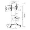 SUPERIOR 37-70 PRO Επιδαπέδια Βάση Τηλεόρασης 37"-70" 188-0077