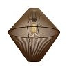 Κρεμαστό Μονόφωτο Φωτιστικό 805 Ε27 Φ50x130cm MEC-80550BROWN