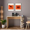 Γραφείο εργασίας Toska pakoworld σε oak- sandstone απόχρωση 114x56x76εκ 197-000273
