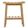 Σκαμπό Dael pakoworld μπαμπού χρώμα φυσικό 39.5x25x46εκ 199-000136