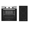 Σετ SILIFO SF6850BOI & SF6801HDV2 Φούρνος 83lt & Κεραμική Εστία Domino 90141