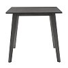 Tραπεζαρία Benson - Orlean pakoworld σετ 5τμχ rustic grey - ύφασμα γκρι 80x80x75εκ 200-000179