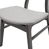 Tραπεζαρία Benson - Orlean pakoworld σετ 5τμχ rustic grey - ύφασμα γκρι 80x80x75εκ 200-000179
