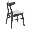 Tραπεζαρία Benson - Orlean pakoworld σετ 5τμχ rustic grey-ύφασμα γκρι 120x75x75εκ 200-000185