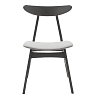 Tραπεζαρία Benson - Orlean pakoworld σετ 5τμχ rustic grey-ύφασμα γκρι 120x75x75εκ 200-000185