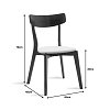Tραπεζαρία Benson - Toto pakoworld σετ 5τμχ rustic grey - ύφασμα γκρι 120x75x75εκ 200-000187