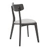 Tραπεζαρία Benson - Toto pakoworld σετ 5τμχ rustic grey - ύφασμα γκρι 120x75x75εκ 200-000187