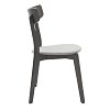 Tραπεζαρία Benson - Toto pakoworld σετ 5τμχ rustic grey - ύφασμα γκρι 120x75x75εκ 200-000187