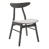 Tραπεζαρία Benson - Orlean pakoworld σετ 7τμχ rustic grey - ύφασμα γκρι 150x90x75εκ 200-000191