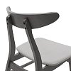 Tραπεζαρία Benson - Orlean pakoworld σετ 7τμχ rustic grey - ύφασμα γκρι 150x90x75εκ 200-000191