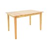 Τραπεζαρία Dallan Country pakoworld 5τεμ σε φυσική απόχρωση rubberwood 120-150x80x74εκ 200-001711