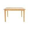 Τραπεζαρία Dallan Country pakoworld 5τεμ σε φυσική απόχρωση rubberwood 120-150x80x74εκ 200-001711