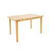 Τραπεζαρία Dallan Country pakoworld 7τεμ σε φυσική απόχρωση rubberwood 120-150x80x74εκ 200-001712