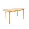 Τραπεζαρία Dallan Country pakoworld 7τεμ σε φυσική απόχρωση rubberwood 120-150x80x74εκ 200-001712