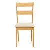Τραπεζαρία Dallan Country pakoworld 7τεμ σε φυσική απόχρωση rubberwood 120-150x80x74εκ 200-001712