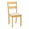 Τραπεζαρία Dallan Country pakoworld 7τεμ σε φυσική απόχρωση rubberwood 120-150x80x74εκ 200-001712