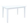 Τραπεζαρία Dallan Mabor pakoworld 7τεμ λευκό rubberwood 120-150x80x73,8εκ 200-001714