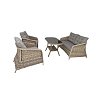 Σαλόνι Κήπου σετ 4τμχ wicker-rattan Hannah 200-02-018