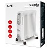 Life Comfy 221-0078 Ηλεκτρικό Καλοριφέρ Λαδιού 2500W Λευκό