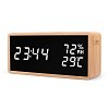 Life Noble Bamboo 221-0109 Ψηφιακό Θερμόμετρο Υγρόμετρο Μπαμπού