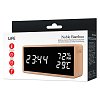 Life Noble Bamboo 221-0109 Ψηφιακό Θερμόμετρο Υγρόμετρο Μπαμπού