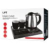 LIFE WELCOME Δίσκος με Βραστήρα Μαύρος 1.2L 221-0111
