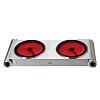 Life CERAMICA Double Επιτραπέζια Διπλή Κεραμική Εστία Inox 2400W 221-0379