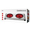 Life CERAMICA Double Επιτραπέζια Διπλή Κεραμική Εστία Inox 2400W 221-0379