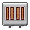 LIFE BREKKY Αυτόματη Φρυγανιέρα 4 Θέσεων 1500W 221-0423