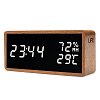 Life Noble Sapele 221-0455 Ψηφιακό Θερμόμετρο Υγρόμετρο Ξύλο