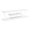 Έπιπλο τηλεόρασης Tars pakoworld λευκό 120x30x33εκ 225-000031