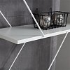 Βιβλιοθήκη Tars pakoworld λευκό 84x24x157εκ 225-000034