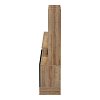 Σύνθετο σαλονιού Seruno pakoworld oak - μαύρο μαρμάρου 170x25x100εκ 230-000068